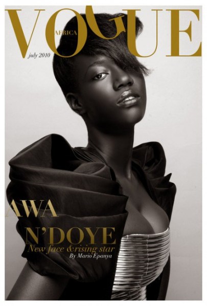 Idée de couverture du magazine Vogue Africa